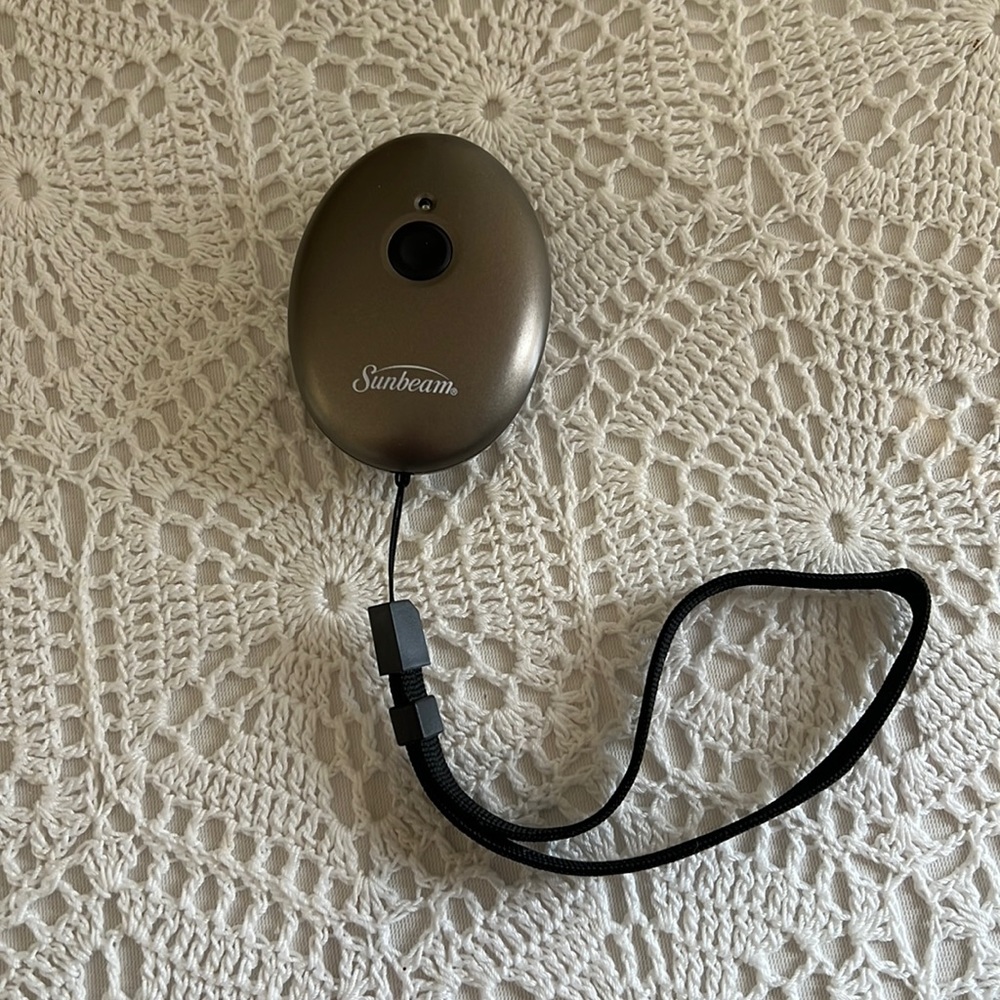 Sunbeam Brown Oval Pet Training Clicker with Black Strap